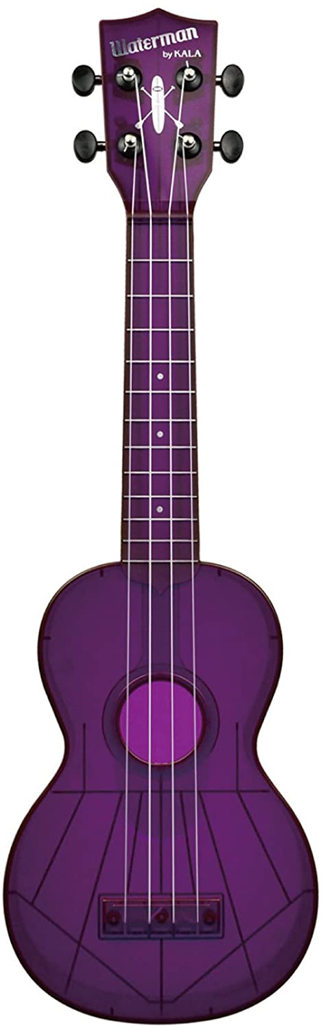 Kala Waterman Soprano Ukulele Fluorescent Purple