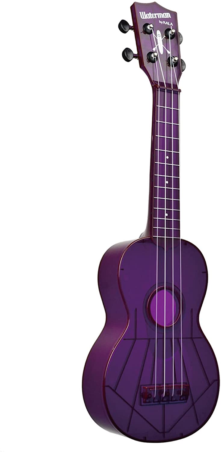 Kala Waterman Soprano Ukulele Fluorescent Purple