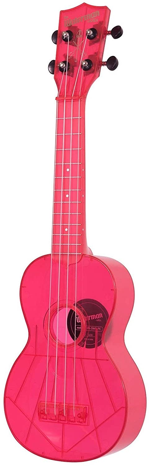 Kala Waterman Soprano Ukulele Fluorescent Pink