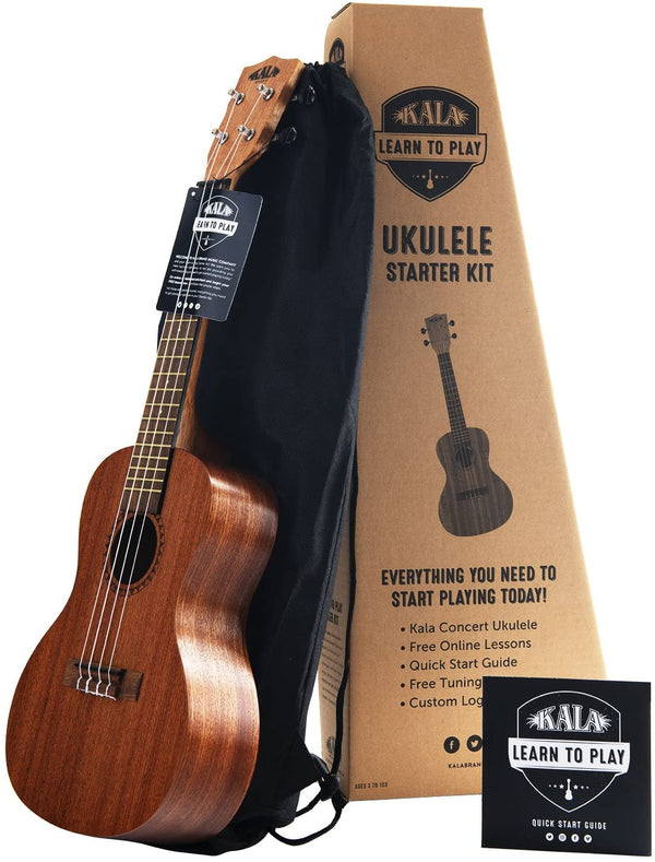 Kala LTP-C Learn to Play Ukulele Concert Starter Kit