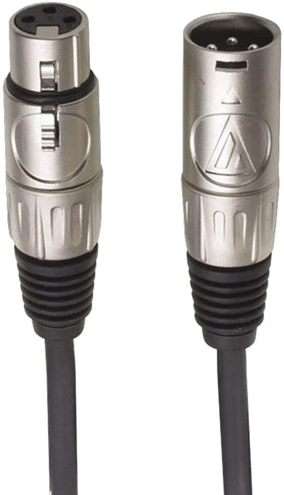 Audio-Technica AT8313 XLR Female to XLR Male Value Microphone Cable, 10 Feet