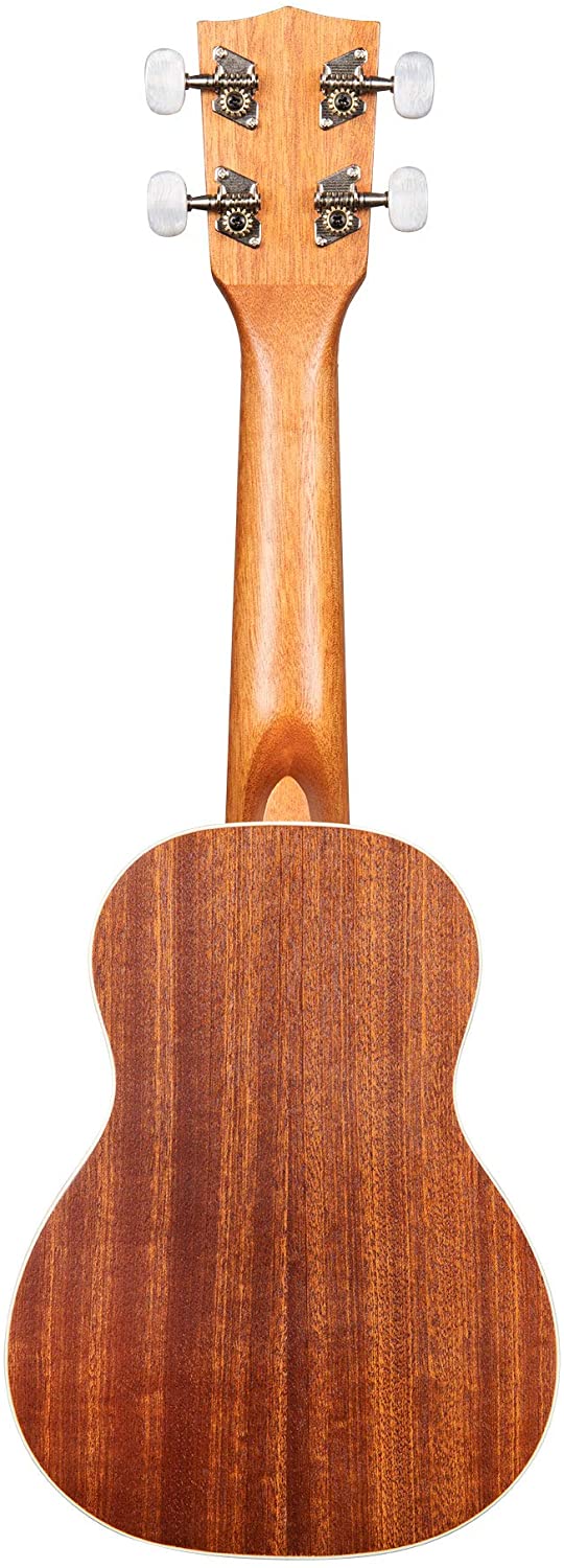Kala KA-S Satin Mahogany Soprano Ukulele with White Binding