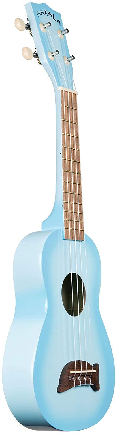 Makala MK-SD/LBLBURST Light Blue Burst Dolphin Bridge Soprano Ukulele