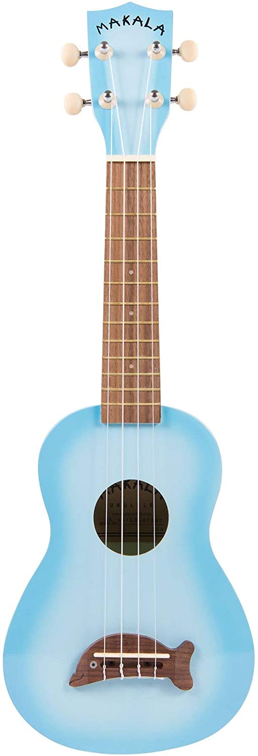 Makala MK-SD/LBLBURST Light Blue Burst Dolphin Bridge Soprano Ukulele