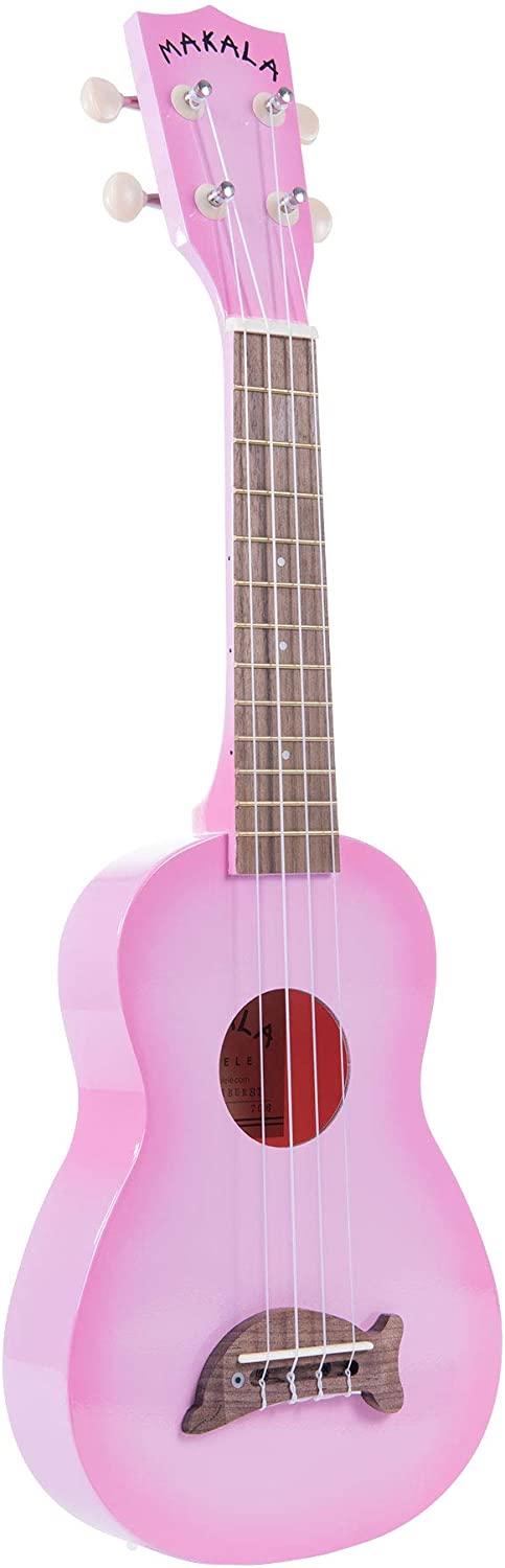Makala MK-SD/PKBURST Dolphin Bridge Pink Burst Soprano Ukulele