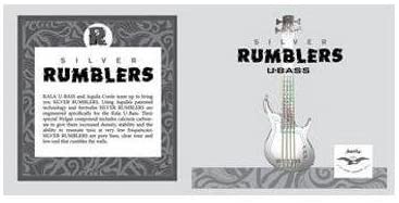 Aquila AQ-UBASS-RUMBLER Silver Rumblers for U-Bass