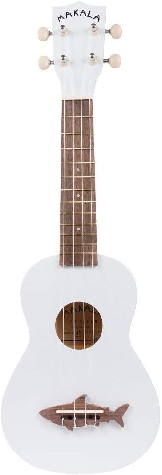 Kala MK-SS/WHT Makala Shark Soprano Ukulele (White)