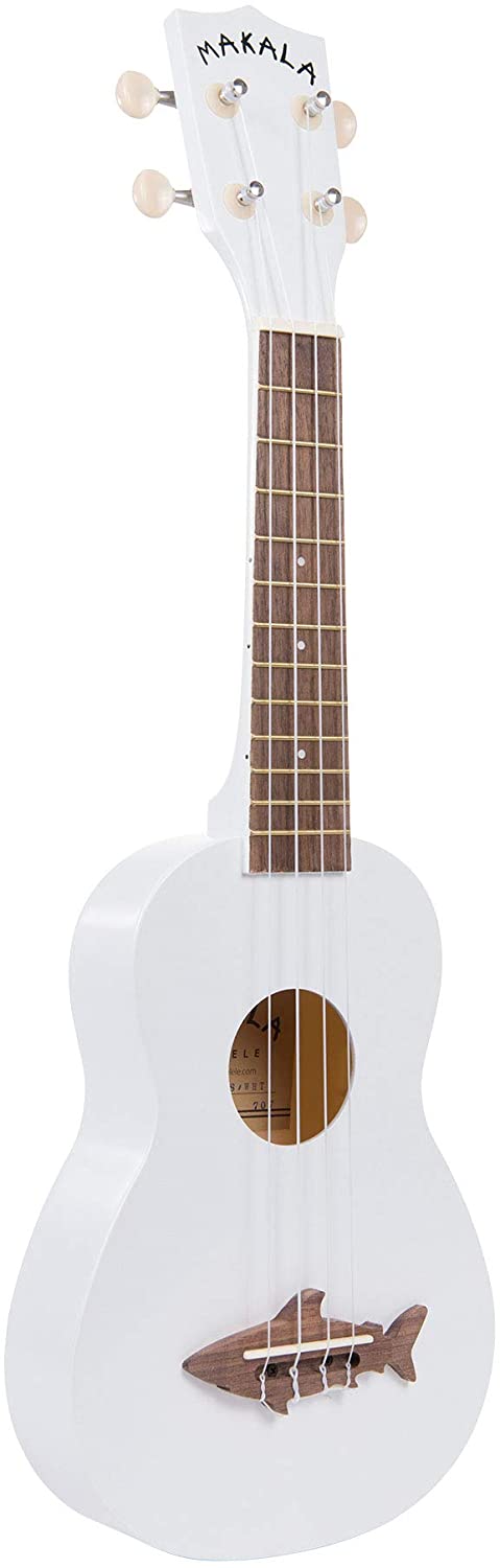 Kala MK-SS/WHT Makala Shark Soprano Ukulele (White)