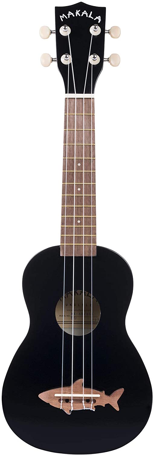 Kala MK-SS/BLK Makala Shark Soprano Ukulele (Black)