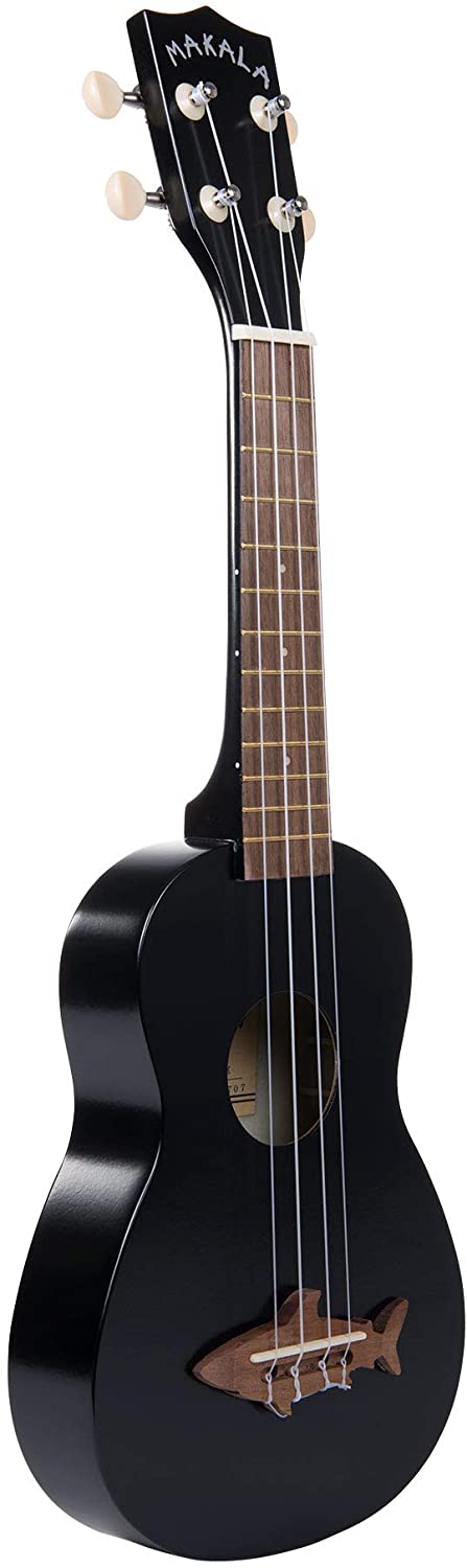 Kala MK-SS/BLK Makala Shark Soprano Ukulele (Black)