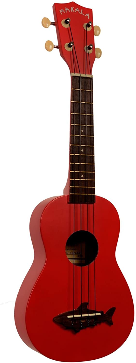 Kala MK-SS/RED Makala Shark Soprano Ukulele (Red)