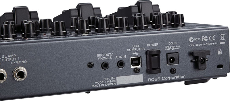 BOSS ME-80 Multiple Pedal with Looper, Multicolored