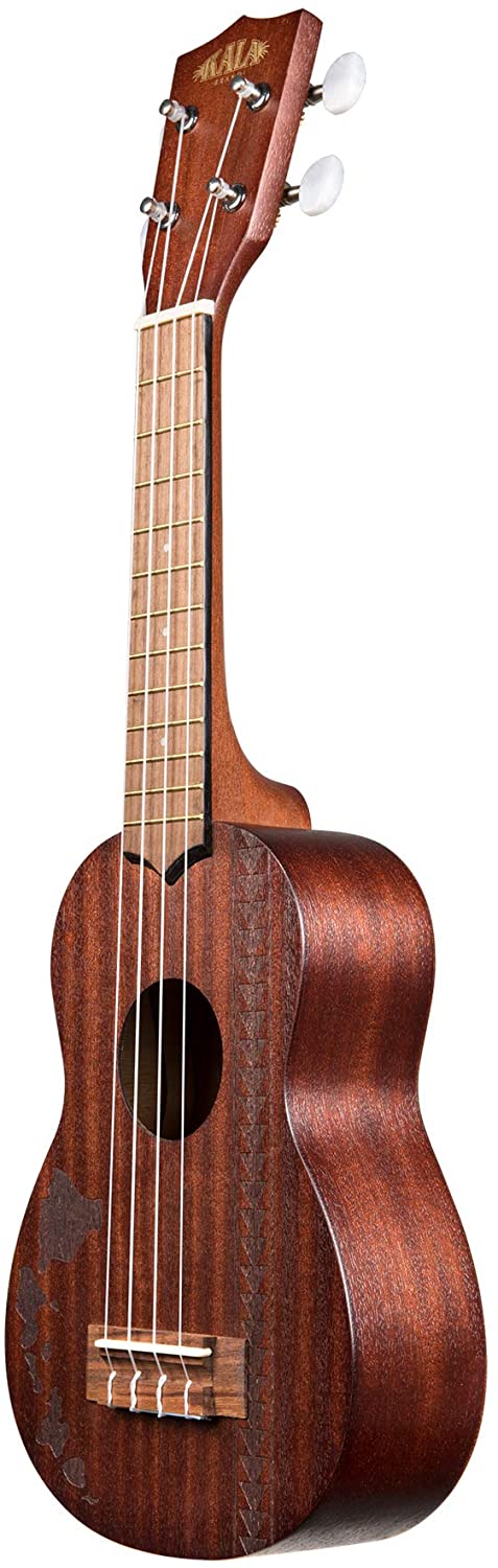 Kala KA-15S-H2 Soprano Ukulele (Hawiian Islands with Tattoo Band)