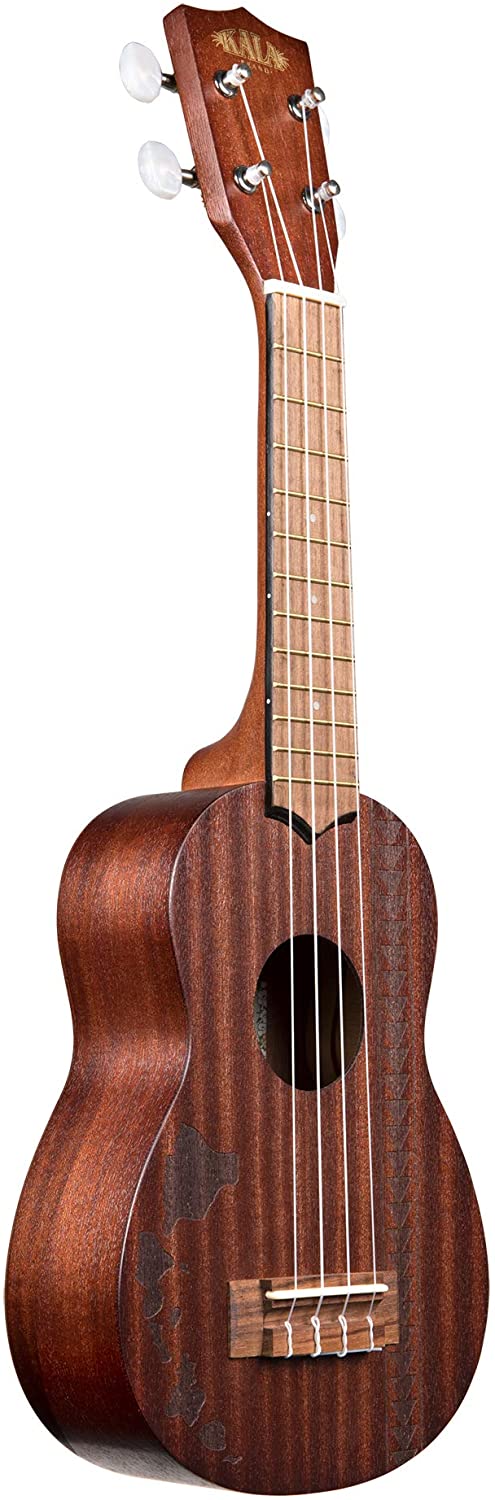 Kala KA-15S-H2 Soprano Ukulele (Hawiian Islands with Tattoo Band)