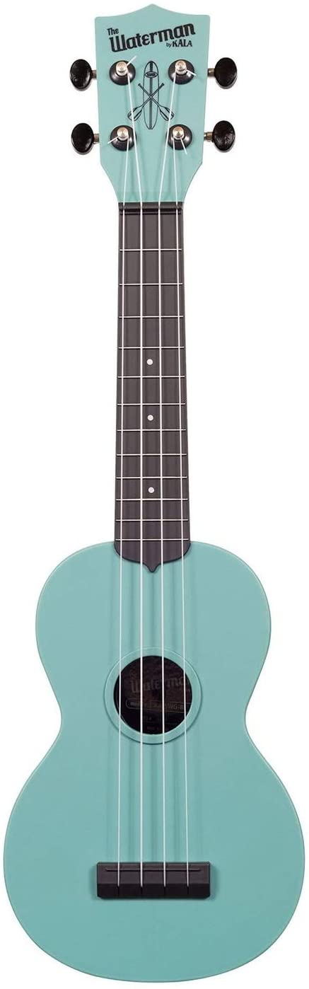 Kala Makala Waterman Glow in the Dark Aqua Blue Soprano Ukulele