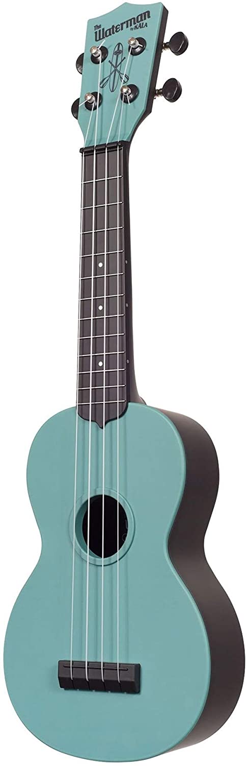 Kala Makala Waterman Glow in the Dark Aqua Blue Soprano Ukulele