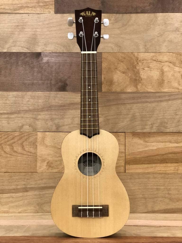 Kala KA-15S-S Mahogany Soprano Ukulele (Spruce Top)