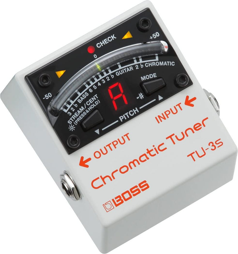 BOSS TU-3S Chromatic Tuner and Power Supply