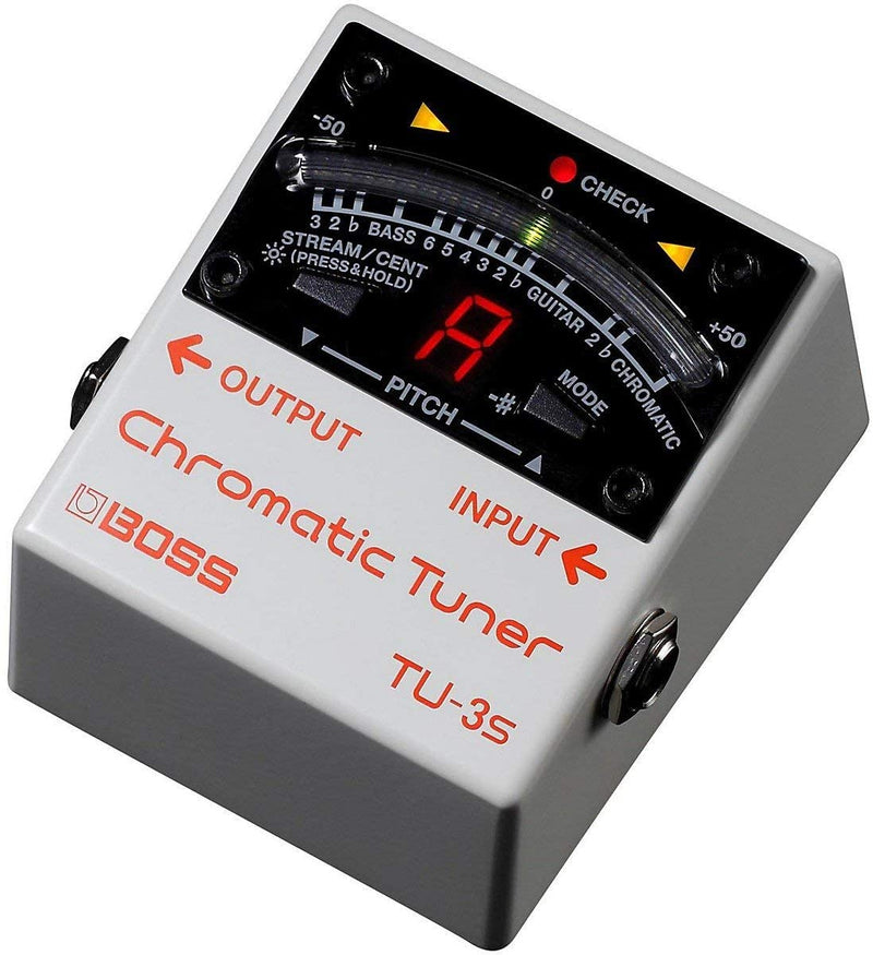 BOSS TU-3S Chromatic Tuner and Power Supply