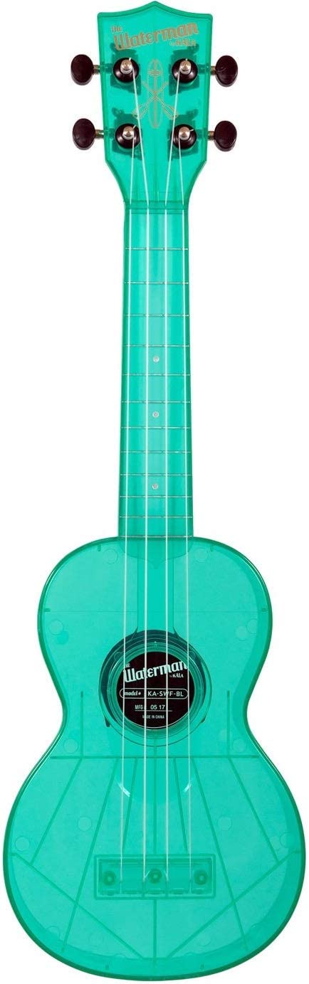 Kala Waterman Soprano Ukulele Fluorescent Blue