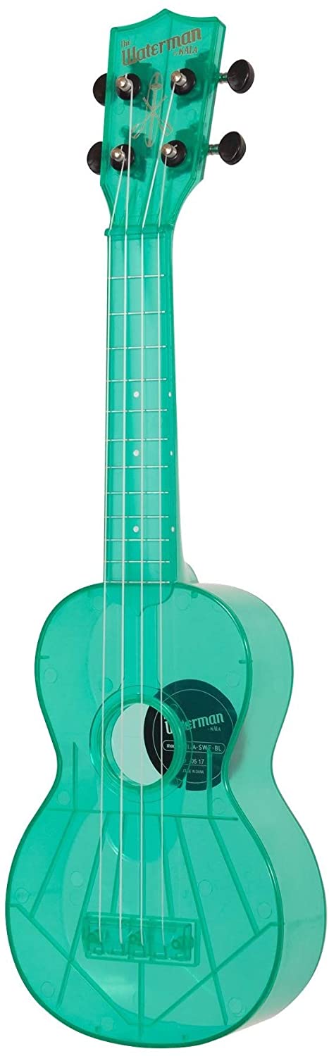 Kala Waterman Soprano Ukulele Fluorescent Blue