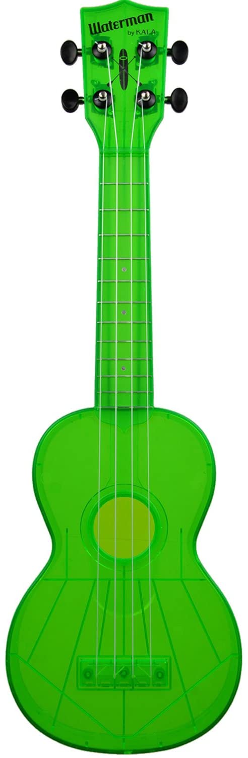 Kala Waterman Soprano Ukulele Fluorescent Green