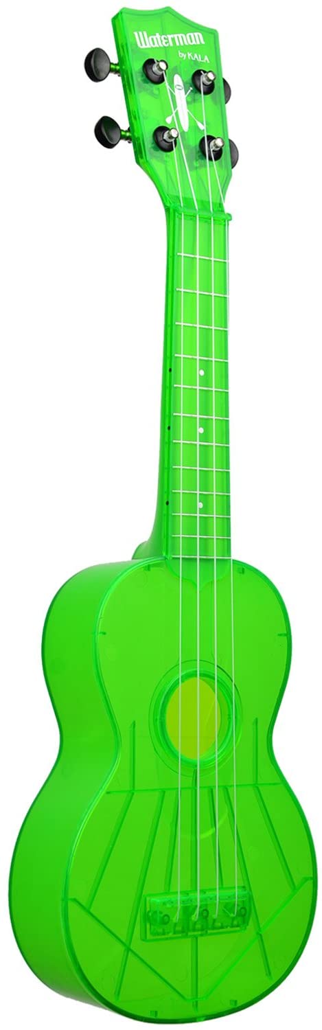 Kala Waterman Soprano Ukulele Fluorescent Green