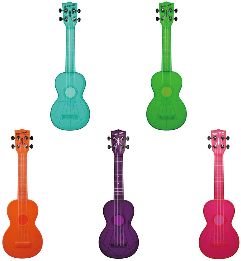 Kala Waterman Soprano Ukulele Fluorescent Green