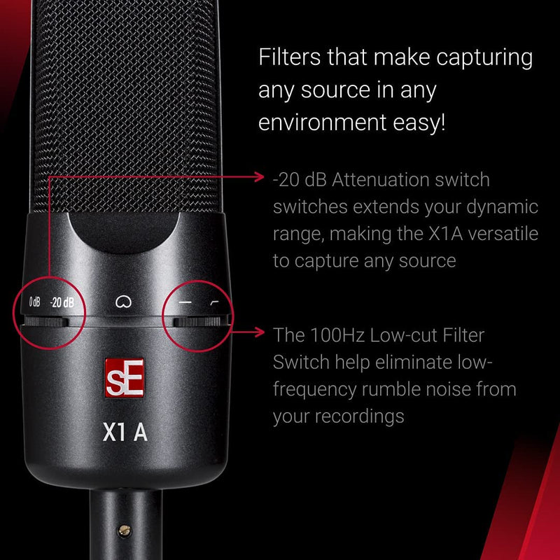 sE Electronics X1-A Large-Diaphragm Condenser Microphone