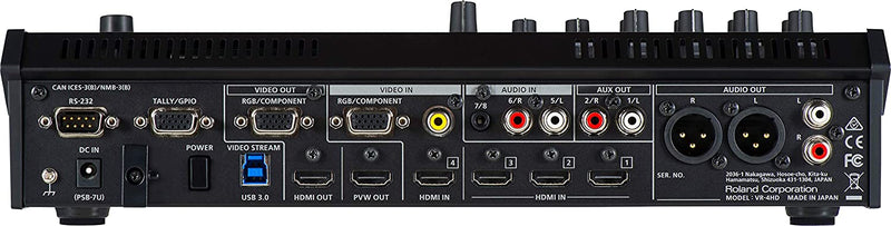 Roland VR-4HD 4 Channel AV Mixer with USB Stream/Record