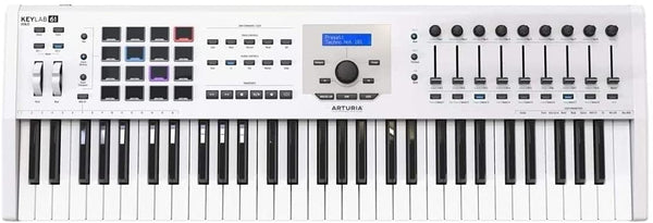 Arturia KeyLab MKII 61 Professional MIDI Controller and Software (White)