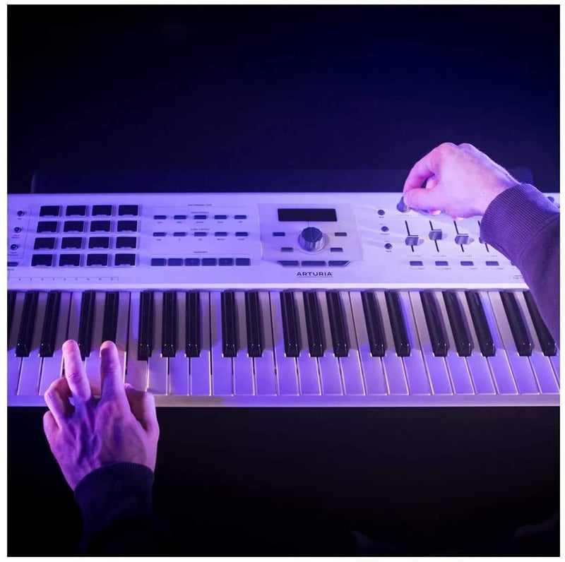 Arturia KeyLab MKII 61 Professional MIDI Controller and Software (White)