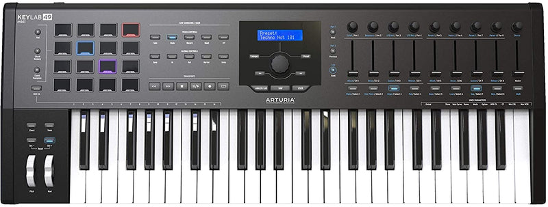 Arturia KeyLab 49 MKII Keyboard Controller (Black)