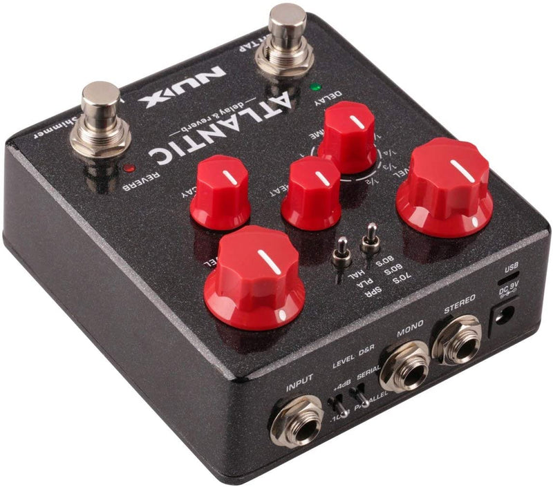 NUX Atlantic Multi Delay and Reverb Effect Pedal