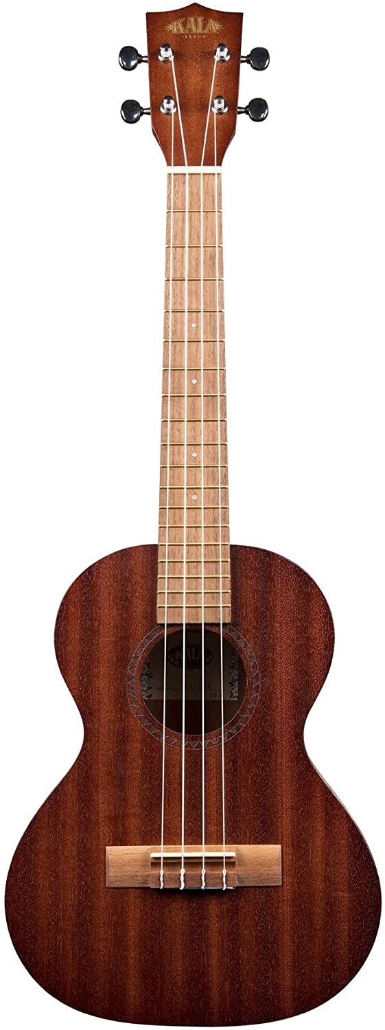 Kala KA-15T Satin Mahogany Tenor Ukulele with Bag, Strap, Strings and Tuner