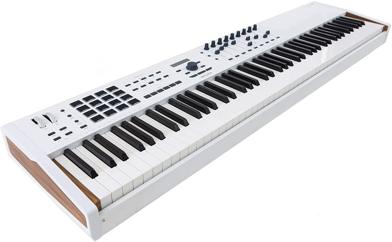 Arturia KeyLab 88 MkII Hammer-Action MIDI Controller and Software (White)