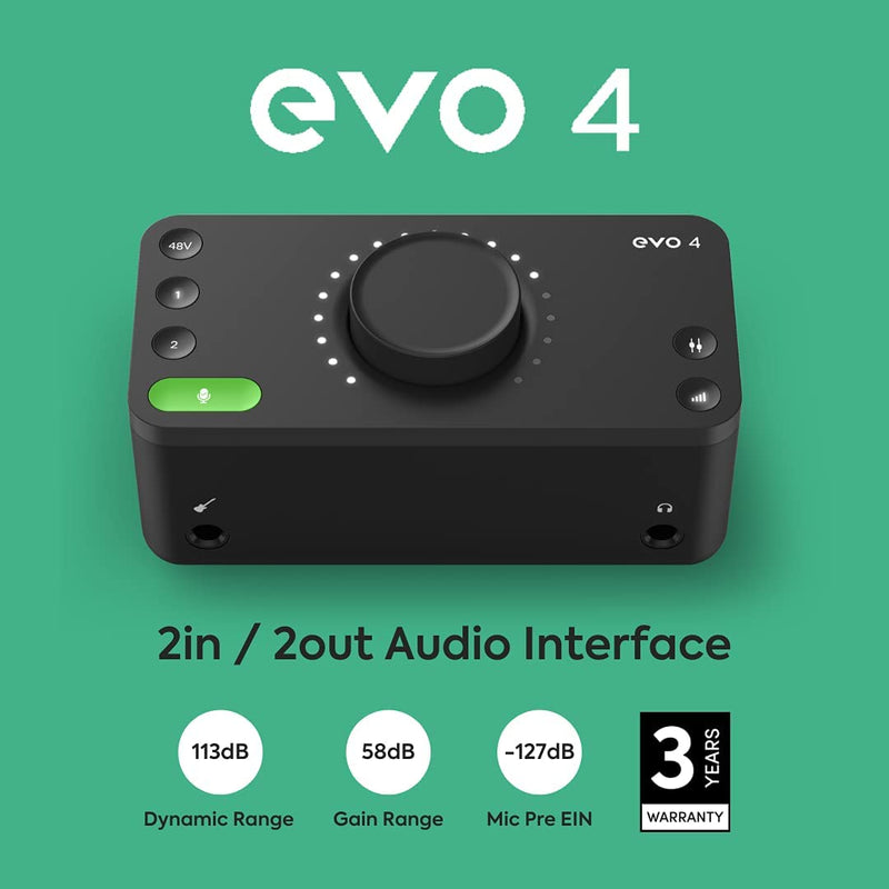 Audient EVO Start Recording Bundle